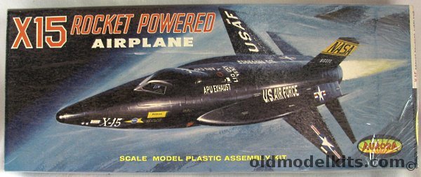 Aurora 1/48 X-15 Rocket Powered Airplane, 120-130 plastic model kit